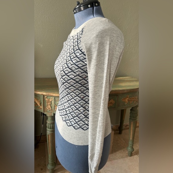 Banana República Sequin  Sweter/  Sleeve Size S - Picture 3 of 9